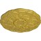 Ekena Millwork Cornelia Ceiling Medallion (Fits Canopies up to 4"), Hand-Painted Rich Gold, 22 1/2"OD x 1 1/2"P CM22CNRGS - alternate 3